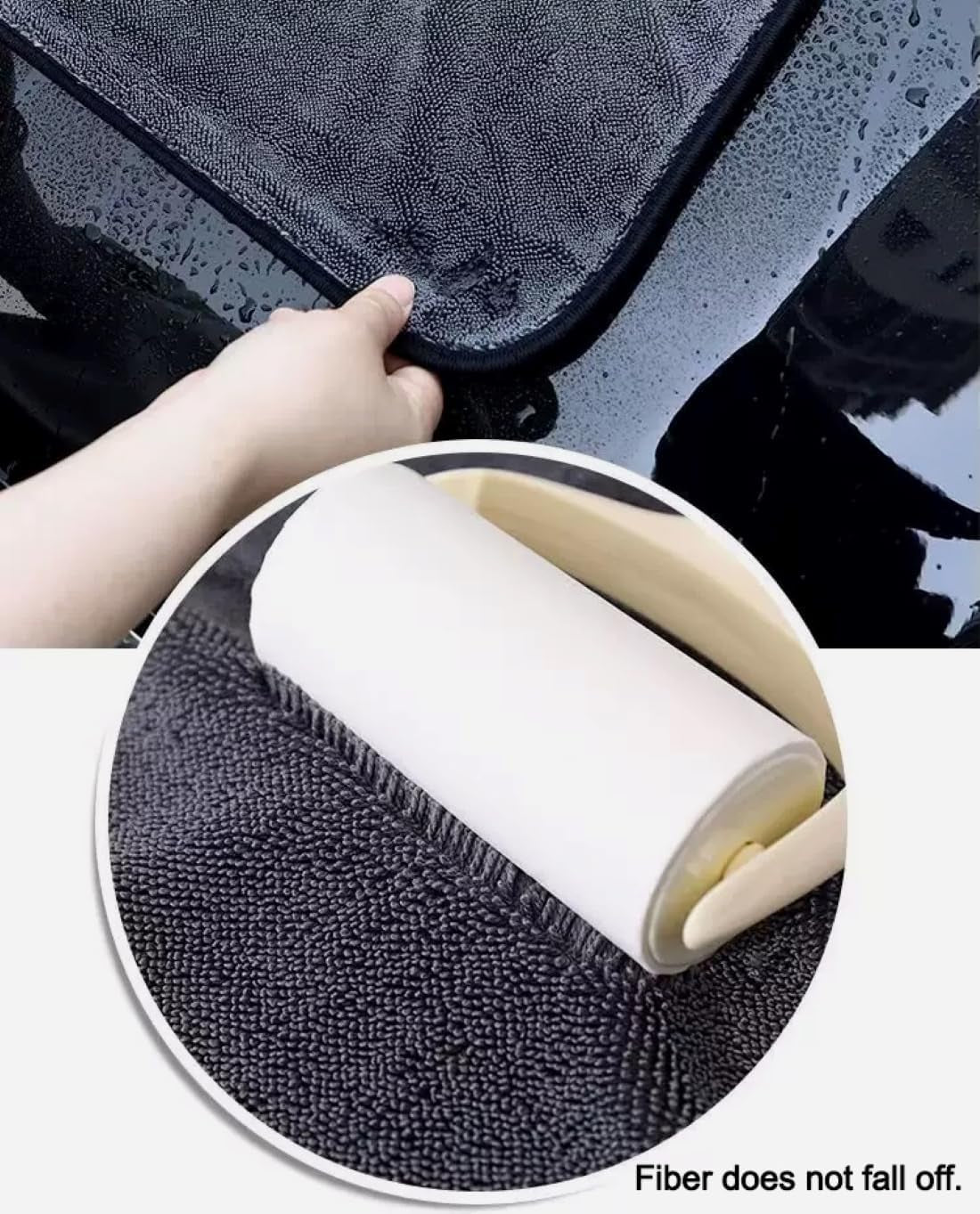 Lot De 6 Chiffons En Microfibre De Qualité Supérieure Pour Nettoyage De Voiture, Chiffons Secs, Nettoyage Non Pelucheux, Pour Voiture, Moto, Maison, Camping (40 X 30 Cm)