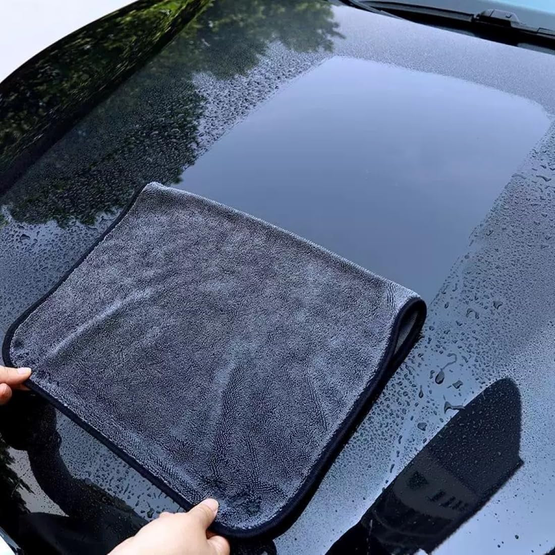 Lot De 6 Chiffons En Microfibre De Qualité Supérieure Pour Nettoyage De Voiture, Chiffons Secs, Nettoyage Non Pelucheux, Pour Voiture, Moto, Maison, Camping (40 X 30 Cm)