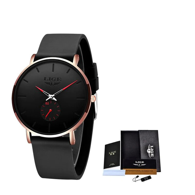 Fashion Watches for Man Sport Military Silicagel Wrist Watch Men Watch 2022 NEW Top LIGE Brand Casual Chronograph Relojes Hombre