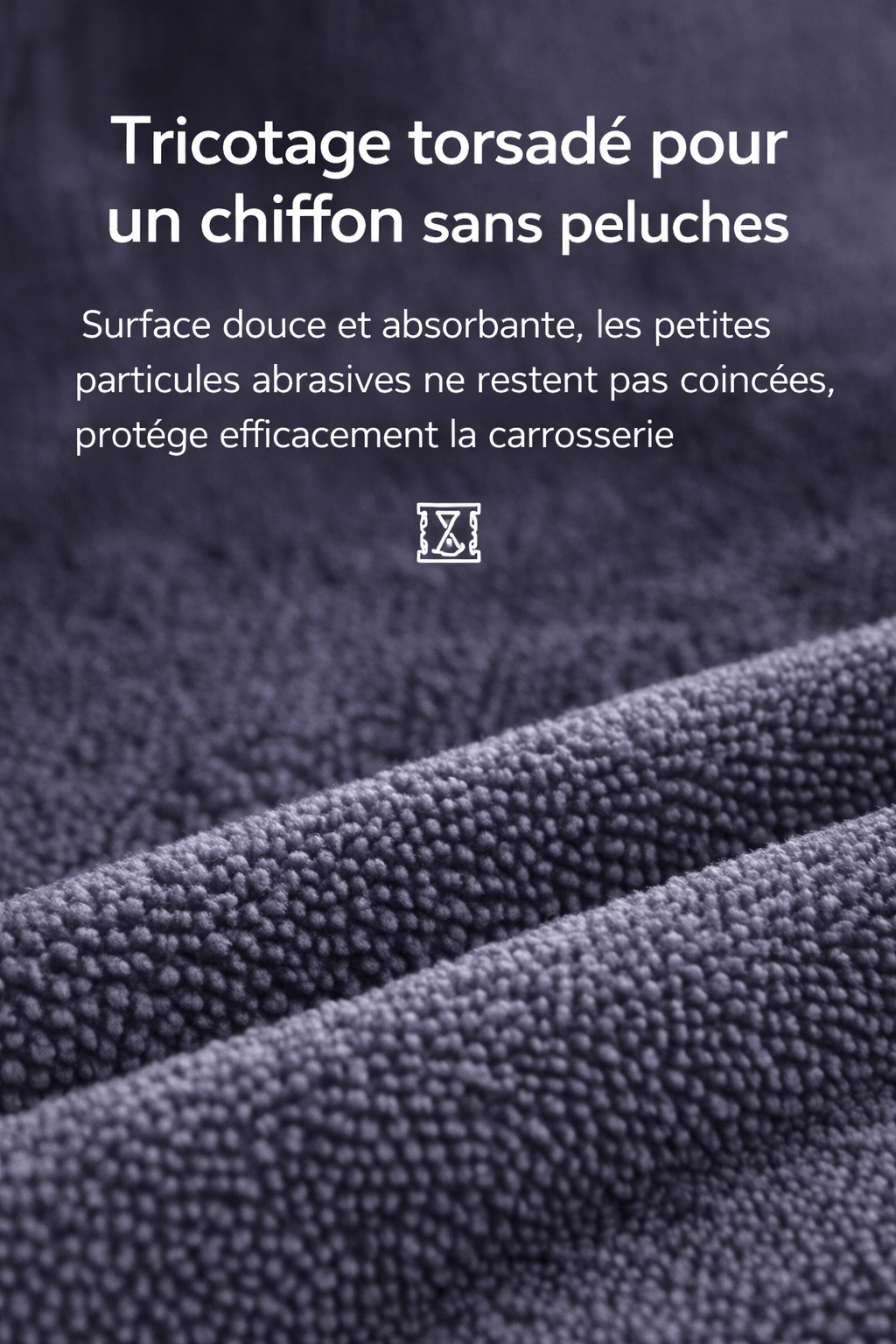 Lot de 3 Chiffons Microfibre Voiture 600 GSM – 40x40 cm