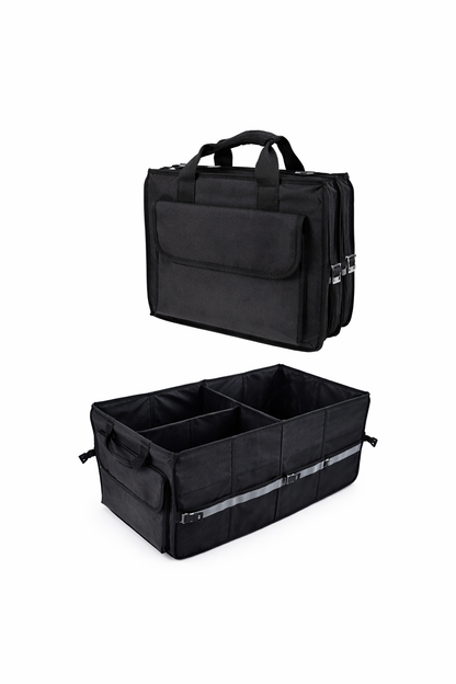 Organisateur Coffre Voiture – 55L Étanche, Multi-Compartiments