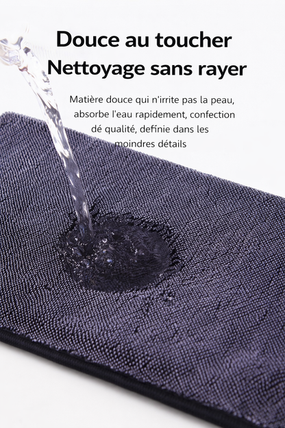 Lot de 3 Chiffons Microfibre Voiture 600 GSM – 40x40 cm