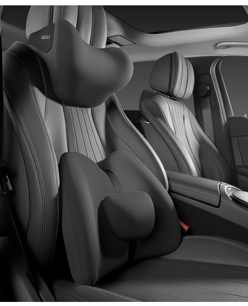 Coussin nuque mémoire de forme voiture noir | ROYAL STEEL