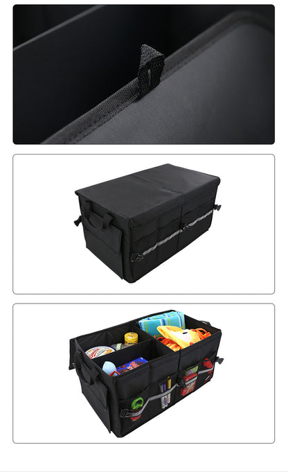 Organisateur Coffre Voiture – 55L Étanche, Multi-Compartiments