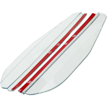 Visière rétroviseur anti-pluie flexible en PVC transparent ROYAL STEEL